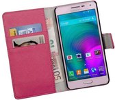 HC Roze Samsung Galaxy A3 Bookcase Wallet case Telefoonhoesje