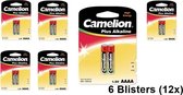 Camelion Plus AAAA MX2500 E96 LR8D425 MN2500 - 12 Stuks (6 Blisters a 2st)