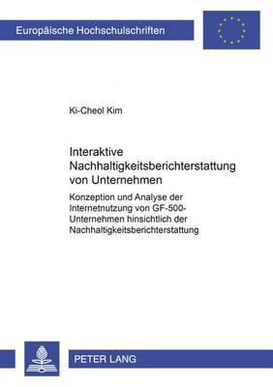 Interaktive Nachhaltigkeitsberichterstattung von Unternehmen - cover