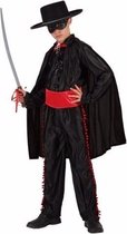 Spaanse gemaskerde held kostuum / outfit voor jongens - 116 (5-6 jaar)