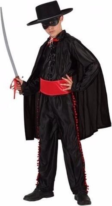 Spaanse gemaskerde held kostuum / outfit voor jongens - jaar)