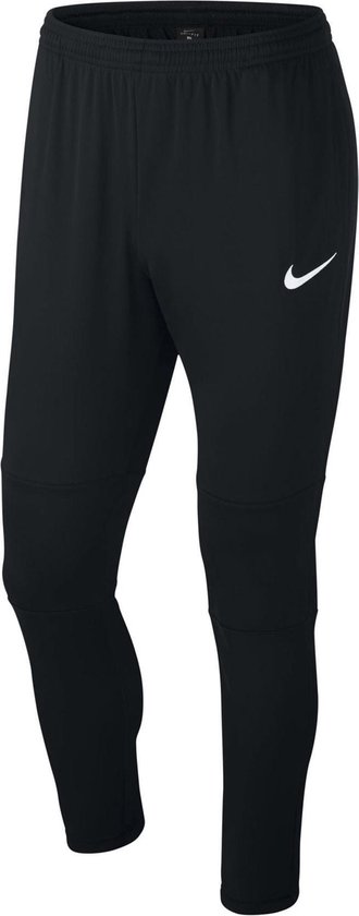 Nike M Nk Dry Park18 Pant Kpz Trainingsbroek Heren - Black/Black/White maat  S | bol.com