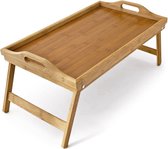 Relaxwonen Dienblad - Ontbijt op bed - Bamboe hout 50x30cm