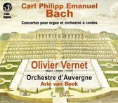 1-CD C.P.E. BACH - CONCERTOS POUR ORGUE - ORCHESTRE D'AUVERGNE / OLIVIER VERNET/ ARIE VAN BEEK