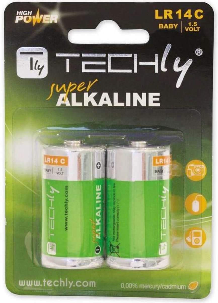 Techly LR14 C 1.5V Single-use battery Alkaline 1,5 V