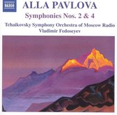 Tchaikovsky Symphony Orchestra Of Moscow Radio, Vladimir Fedoseyev - Pavlova: Symphonies Nos.2 & 4 (CD)