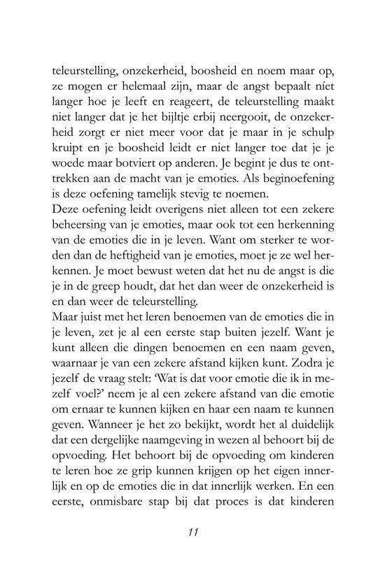 Boekpagina die verder gaat over het kijken naar jezelf.