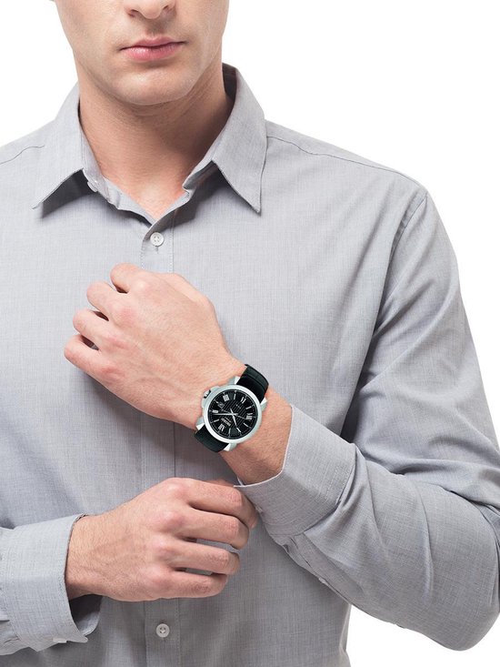 Seiko Premier SNE455P2 horloge heren - zwart - edelstaal | bol.com