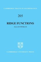 Cambridge Tracts in Mathematics 205 - Ridge Functions