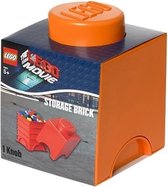 Lego Movie Opbergbox - Brick 1 - 12,5 x 12,5 x 18 cm - 1,2 l - Oranje