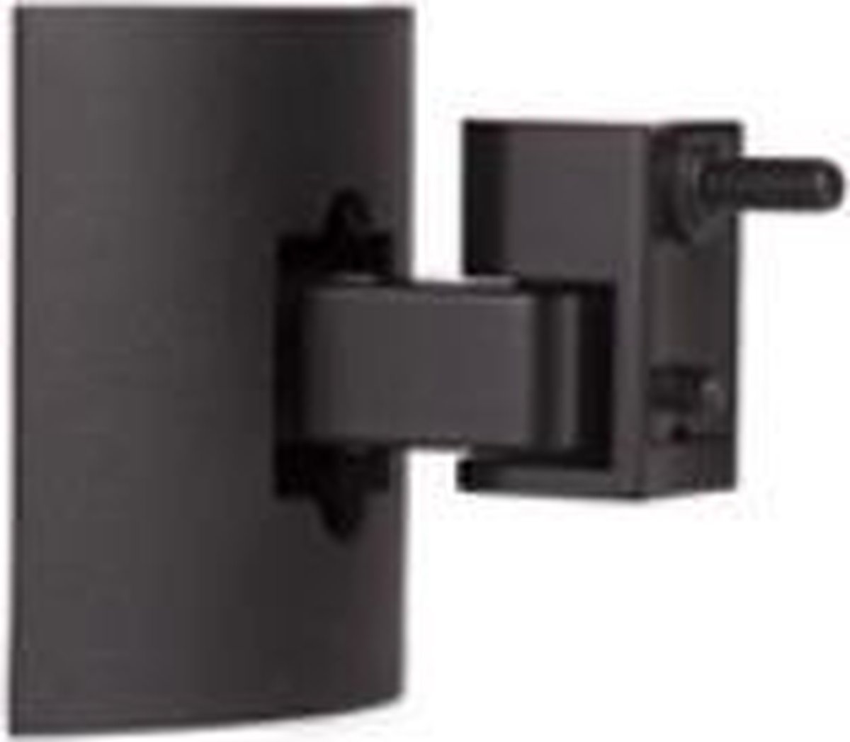 Cicony Luidspreker verzonken muurbeugel voor Bose WB-50 Serie II Slideconnect-houder, met bevestigingsschroeven (zwart