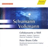 Peter Bruns, Mendelssohn Kammerorchester Leipzig, Jürgen Bruns - Schumann/Volkman: Cellokonzerte a-Moll (CD)