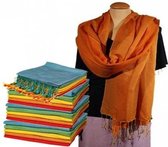 Chakra sjaal oranje - 70x200 - Viscose - Oranje