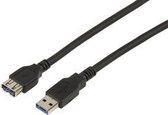 USB 3.0 kabel A mannelijk - A vrouwelijk 1,80 m