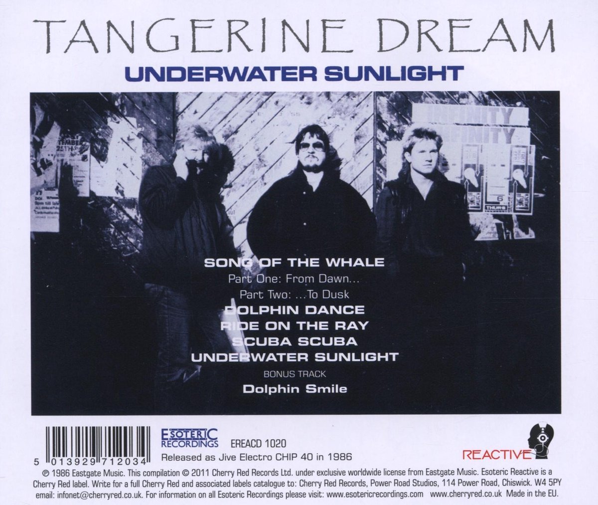 Underwater Sunlight, Tangerine Dream Muziek bol.