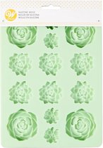 Wilton Silicone Candy Mold -Succulents-