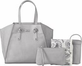 Isoki Luiertas Easy Acces Tote Portsea Grey Isoki Luiertas Easy Acces Tote