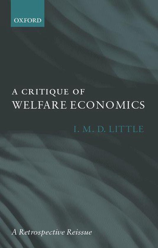 A Critique of Welfare Economics - cover