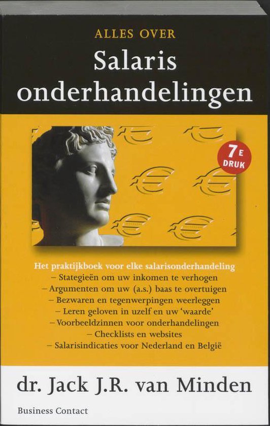 Cover van het boek 'Alles over salarisonderhandelingen' van J.J.R. van Minden