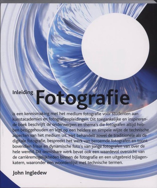Cover van het boek 'Inleiding fotografie' van J. Ingledew