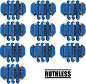 Darts Set - 10 Sets (30 stuks) - Ruthless - sterke flights - Aqua - darts flights