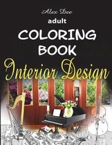Adult Coloring Book - Interior Design