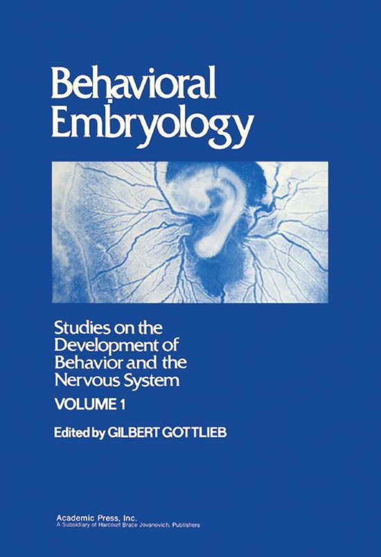 Behavioral Embryology - cover