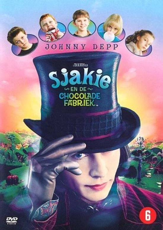 Cover van de film 'Sjakie En De Chocoladefabriek'