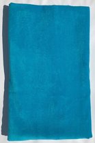 Velours strandlaken turquoise 100x220