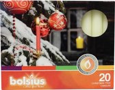 Kerstboomkaarsjes Bolsius 97/13 kleur ivoor - 20 stuks