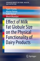 SpringerBriefs in Food, Health, and Nutrition - Effect of Milk Fat Globule Size on the Physical Functionality of Dairy Products