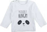 Plum Plum Hungry Panda T-shirt White Mt 74/80