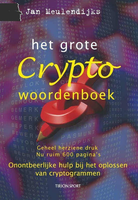 Cover van het boek 'Het grote Cryptowoordenboek' van Jan Meulendijks