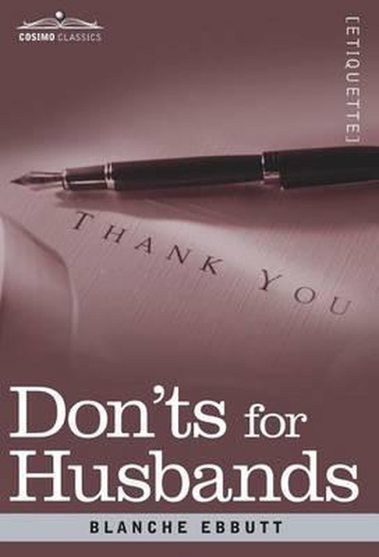 Don'ts for Husbands - cover