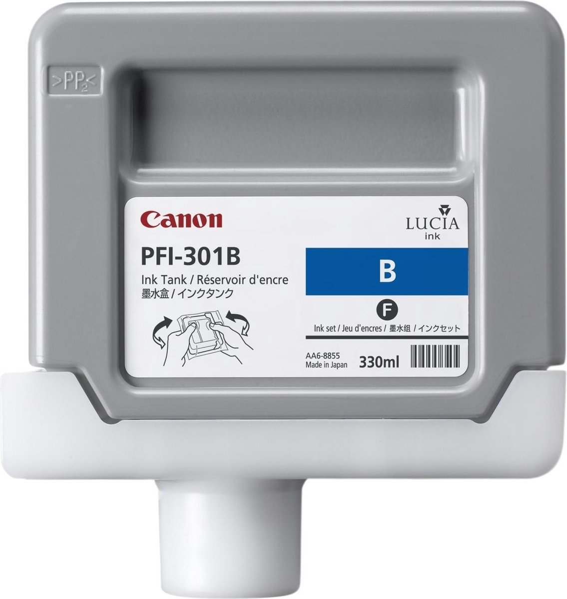 Canon PFI-301GY - Inktcartridge / Pigment Blauw