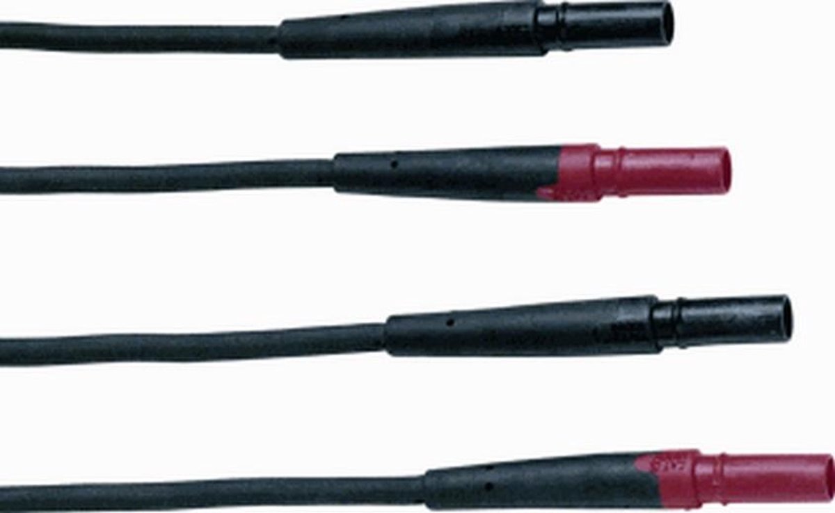 Fluke TL27 Veiligheidsmeetsnoerenset Stekker 4 mm Stekker 4 mm 1.50 m Rood, Zwart 1 stuk(s)