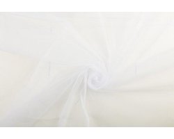 Tule stof - Wit - 40 meter