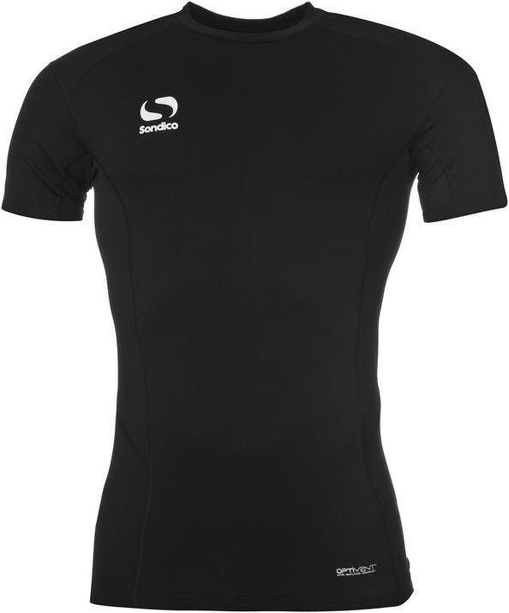 996x1200.jpg Sondico ondershirt korte mouw - Heren - Black - M - Afbeelding 1