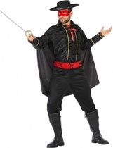 Spaanse gemaskerde held kostuum / outfit voor heren - carnavalskleding - voordelig geprijsd M/L
