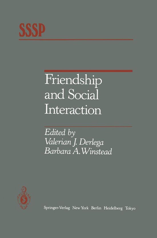 Behavioral Science and Psychology (R0) - Friendship and Soci ... - cover