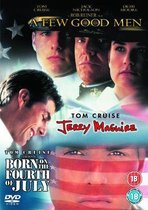 Tom Cruise - 3 Great Movies -                                                       A Few Good Men + Jerry Maguire + Born on the 4th of July