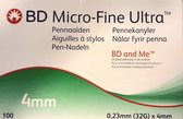 BD Microfine+ 4 mm thinwall pennaalden 100 stuks