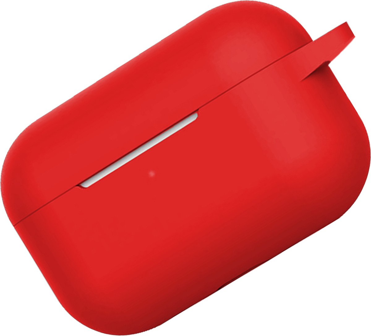 Hoes Geschikt voor AirPods Pro 2 Hoesje Cover Silicone Case Hoes - Rood