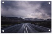 WallClassics - Tuinposter – Weg naar Berggebied - 60x40 cm Foto op Tuinposter  (wanddecoratie voor buiten en binnen)