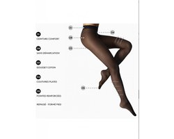 Le Bourget - huid/skin kleur - pantys /collants - maat L