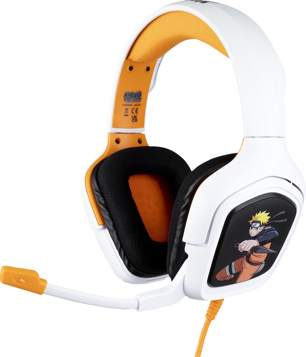 Naruto - gaming headset - Fight - inklapbare microfoon - in-line afstandsbediening (Playstation/Xbox/Switch)