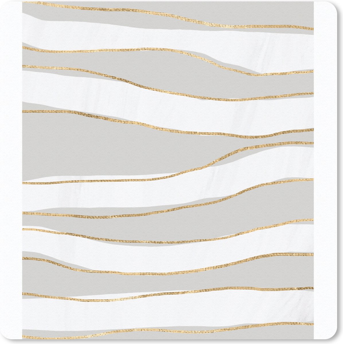 Muismat 30x30 cm - Mousepad Lijn - Abstract - Patronen - Muismatten