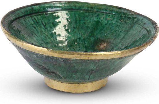 Kom Tamegroute avec Or Ø 24 x 10cm