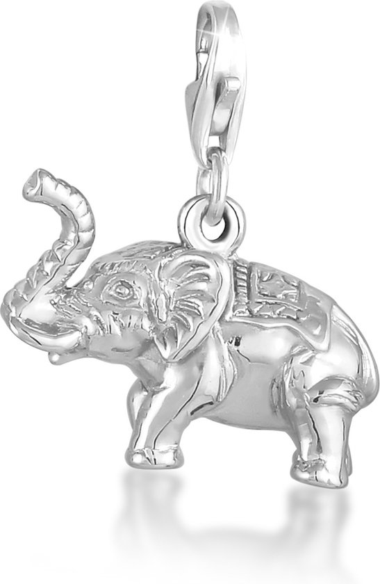 Nenalina Dames Bedel Dames Bedeltjeshanger Olifant Dier Reizen Trend Blogger in verguld 925 Sterling Zilver