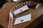 Autocollants de fermeture de Noël - Pour cadeaux / enveloppes / colis - 50 pièces - 3 cm de diamètre